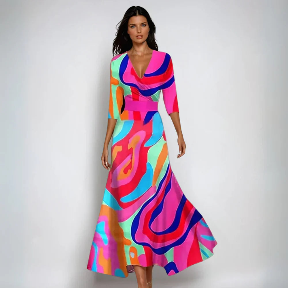 JOCELYN™ - Robe Florale Sophistiquée