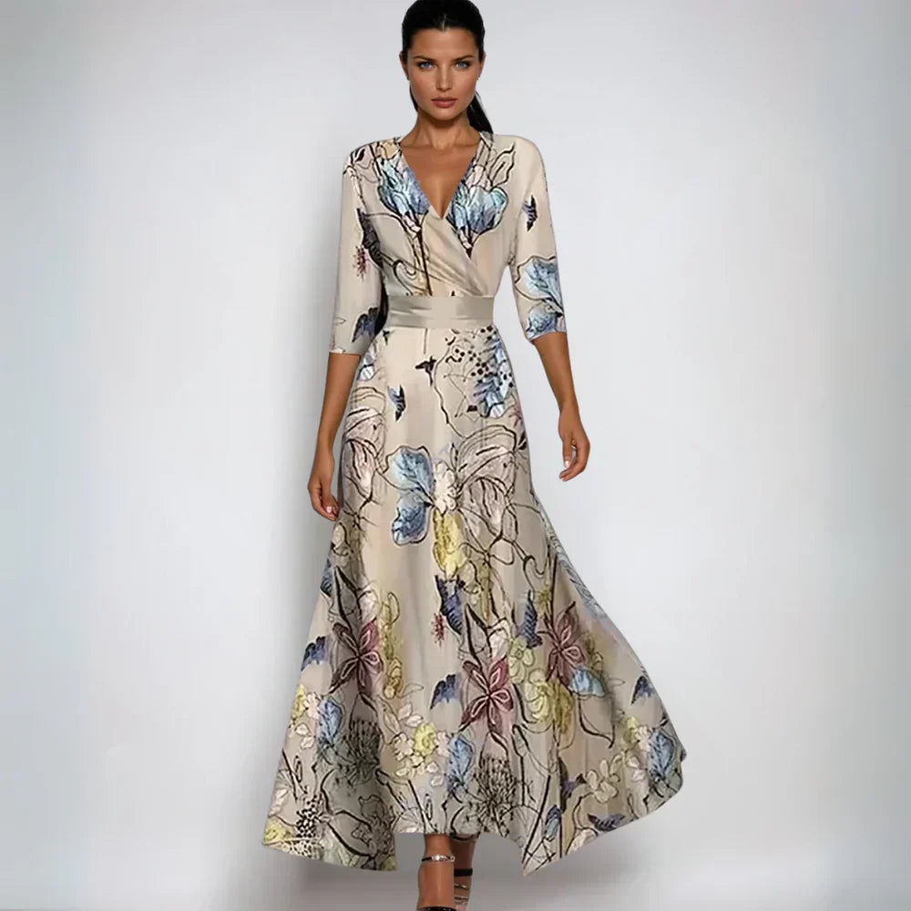 JOCELYN™ - Robe Florale Sophistiquée