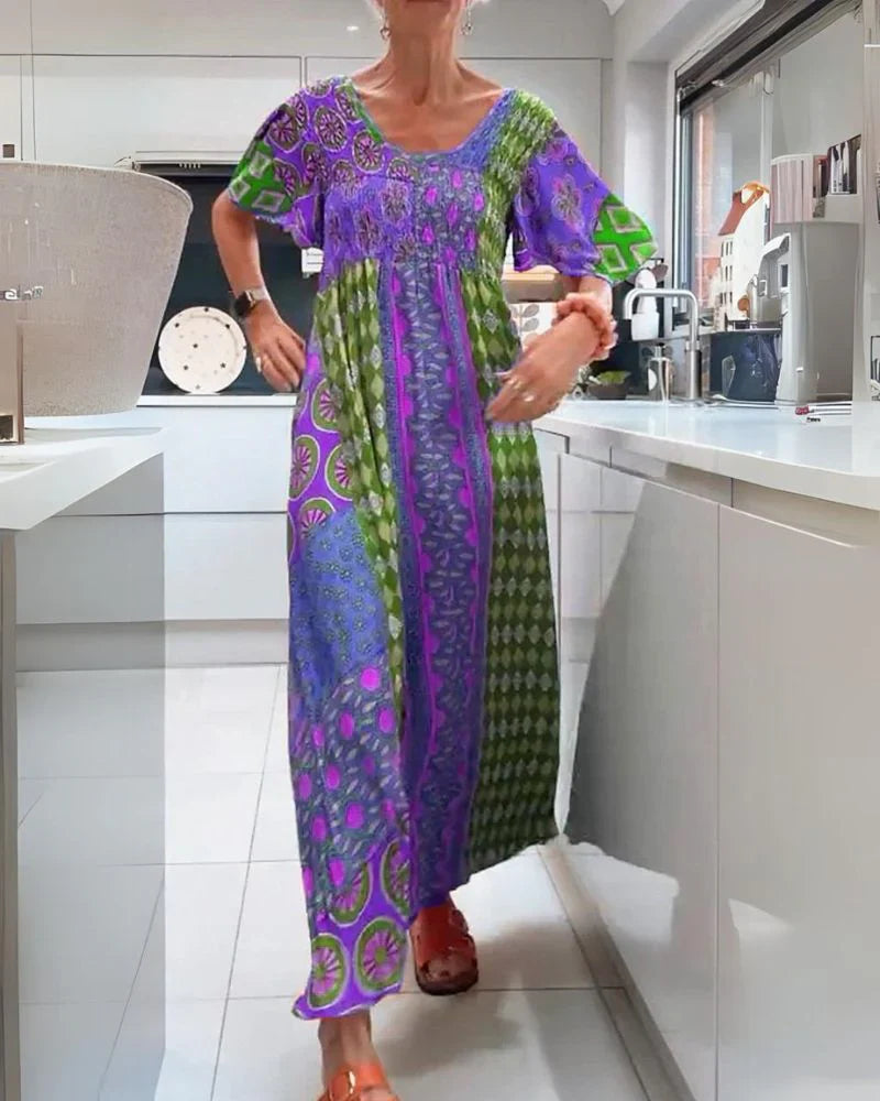 Robe Bohémienne Colorée Cornelia