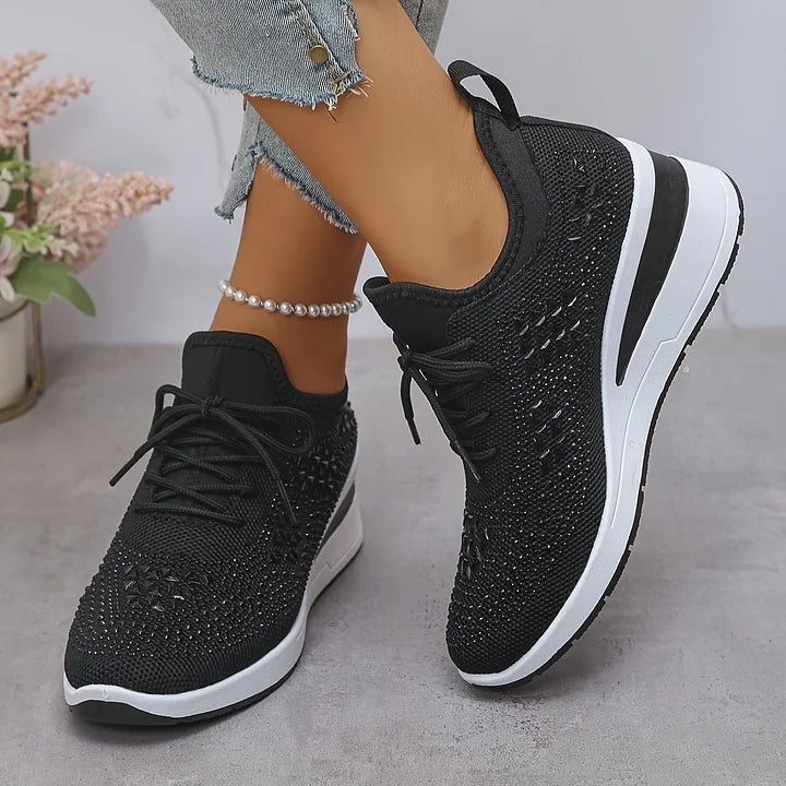 Giselle – Baskets orthopédiques avec strass scintillants