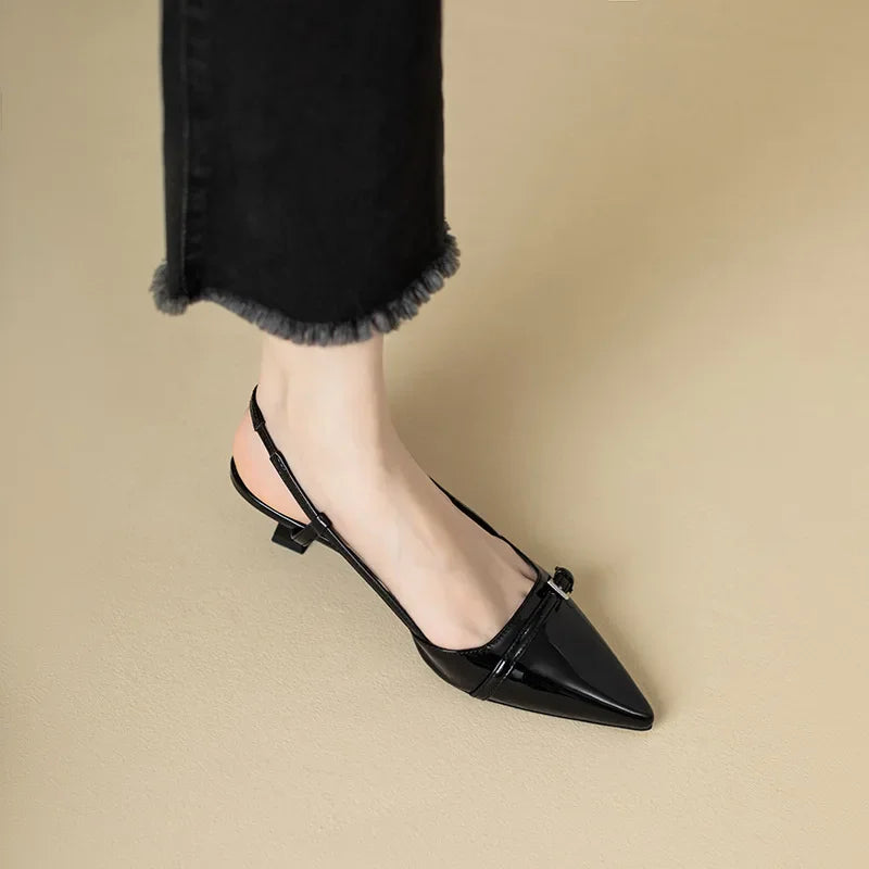 MIRELLA™ – Sandales Classiques à Talon Moyen