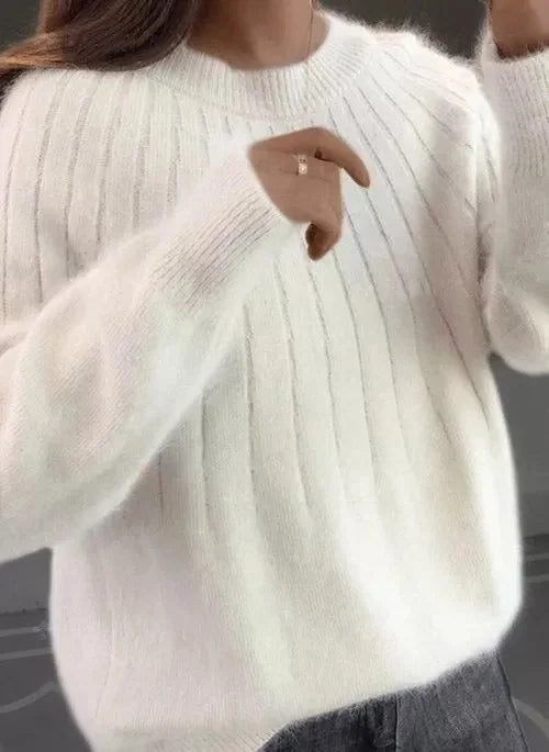 SHARON | Sweter dziany